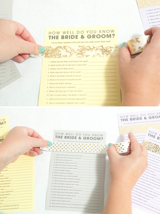 Free Printable How Well Do You Know The Bride and Groom Game