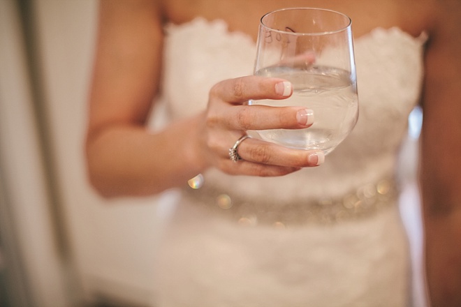 Gorgeous DIY beach wedding with sequin details