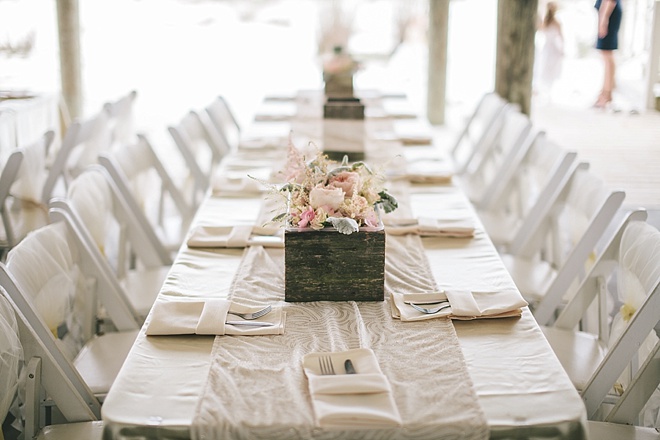 Gorgeous DIY beach wedding with sequin details