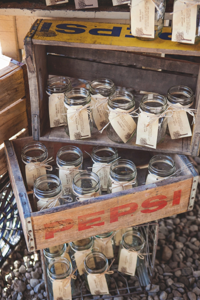 Mason jar mug wedding favors