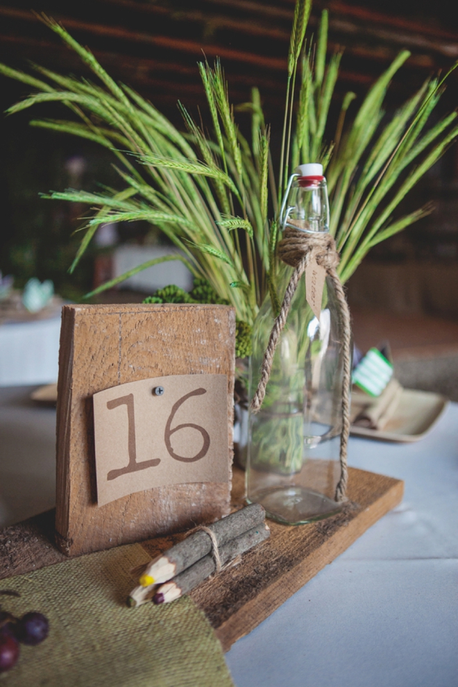 DIY, rustic table decor