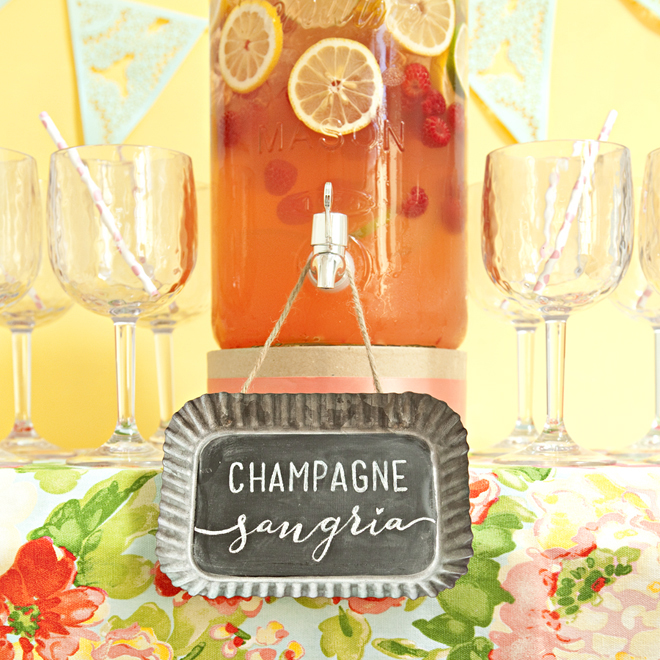 Delicious and simple Champagne Sangria Recipe