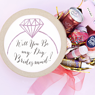 Awesome "Will You Be My DIY Bridesmaid" gift idea!