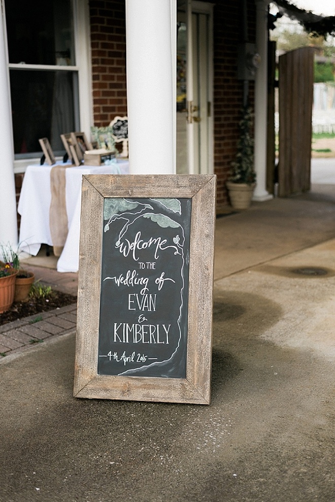Welcome to the Wedding chalkboard sign