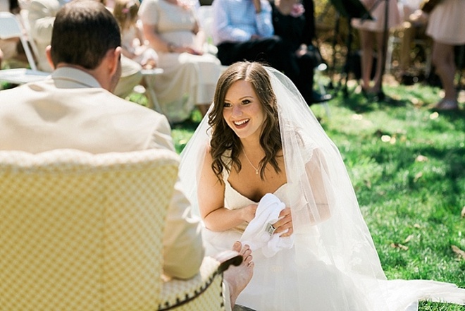 Amazing foot washing ceremony during wedding!