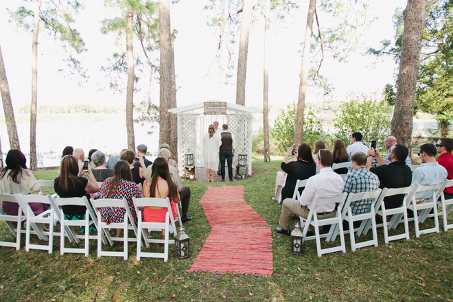 Super sweet, intimate DIY park wedding