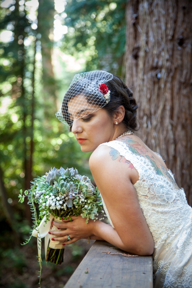 Gorgeous, DIY boho-chic cabin wedding