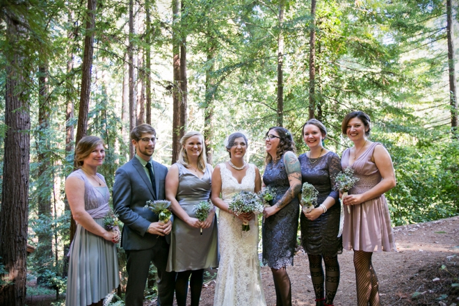 Awesome boho-bridesmaids