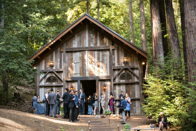 Gorgeous, DIY boho-chic cabin wedding