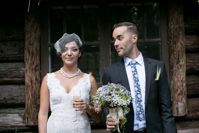 Gorgeous, DIY boho-chic cabin wedding