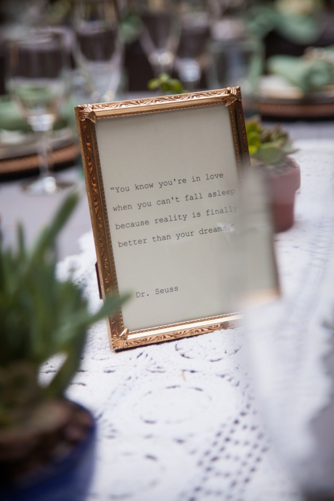 Love quote, wedding decor