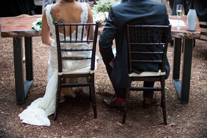 Bride and Groom chairs