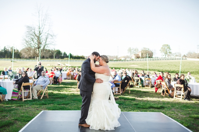 The first dance.