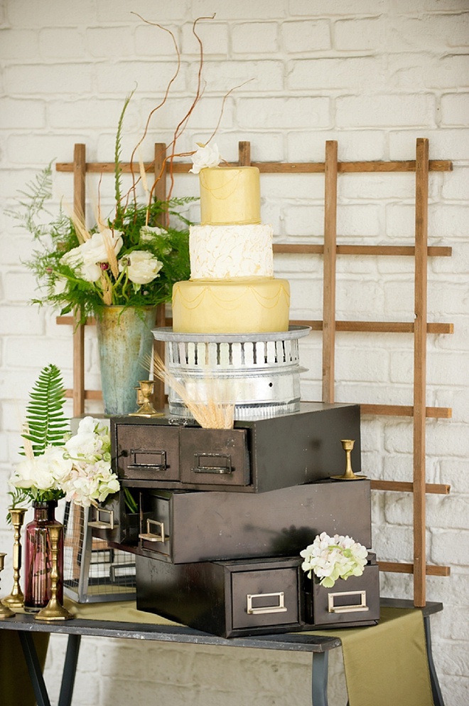 Awesome, industrial-chic romance wedding inspiration shoot!