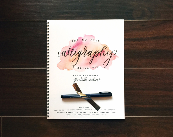 Calligraphy Starter Kit from Printable Wisdom