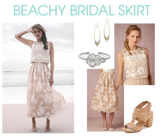 Bridal Skirt for Beach Wedding