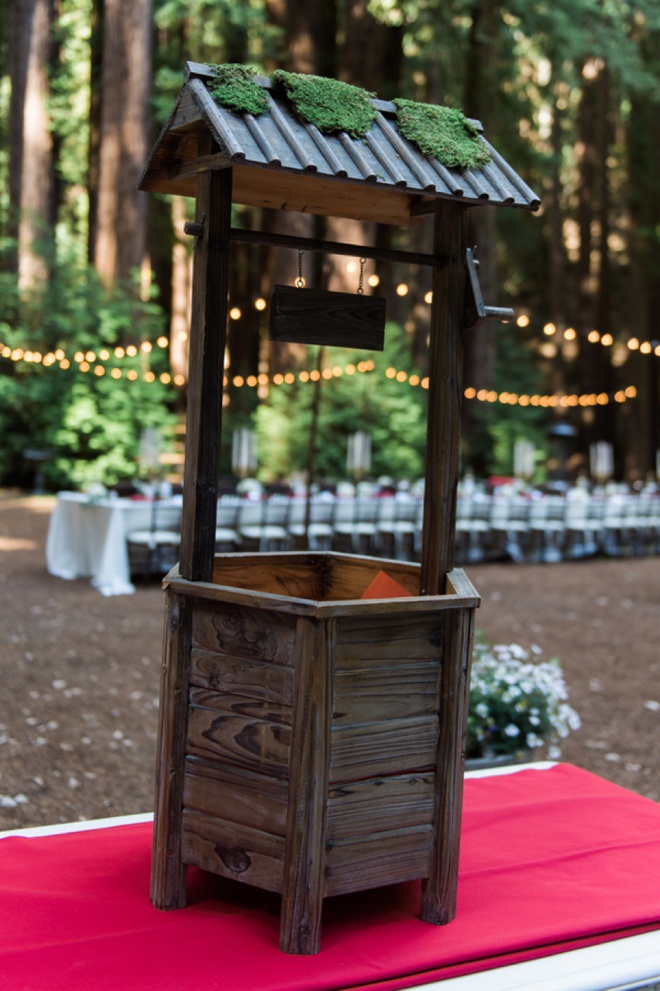Giant wedding wishing well for cards and gifts!