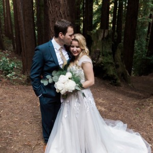 Beautiful, DIY wedding in the forest of Santa Cruz
