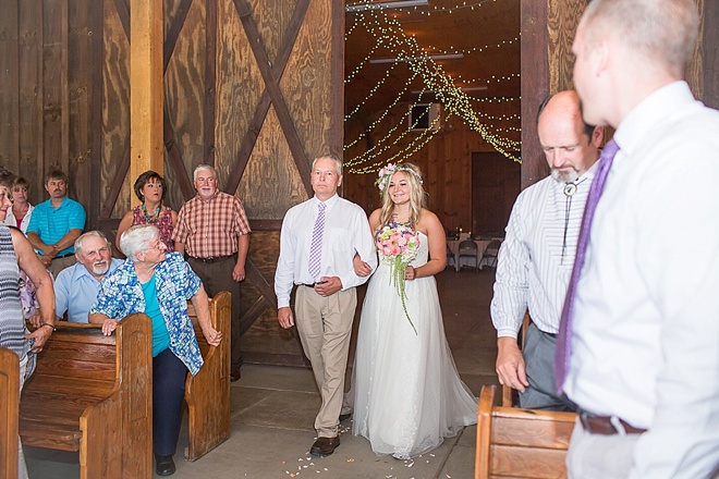 Beautiful, handmade barn wedding on a budget!