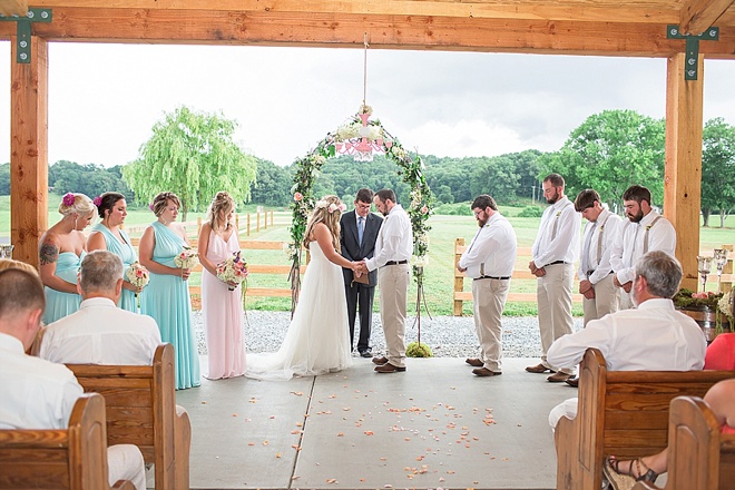 Beautiful, handmade barn wedding on a budget!