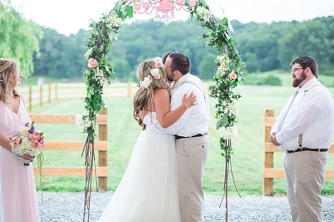 Beautiful, handmade barn wedding on a budget!