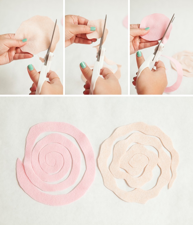 TUTORIAL: DIY Felt Flowers - makeanddogirl.com