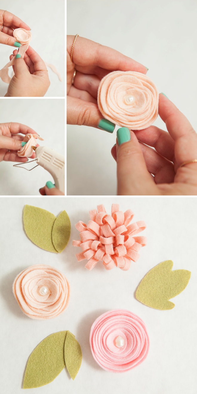 Awesome, DIY felt flower basket for your flower girl!