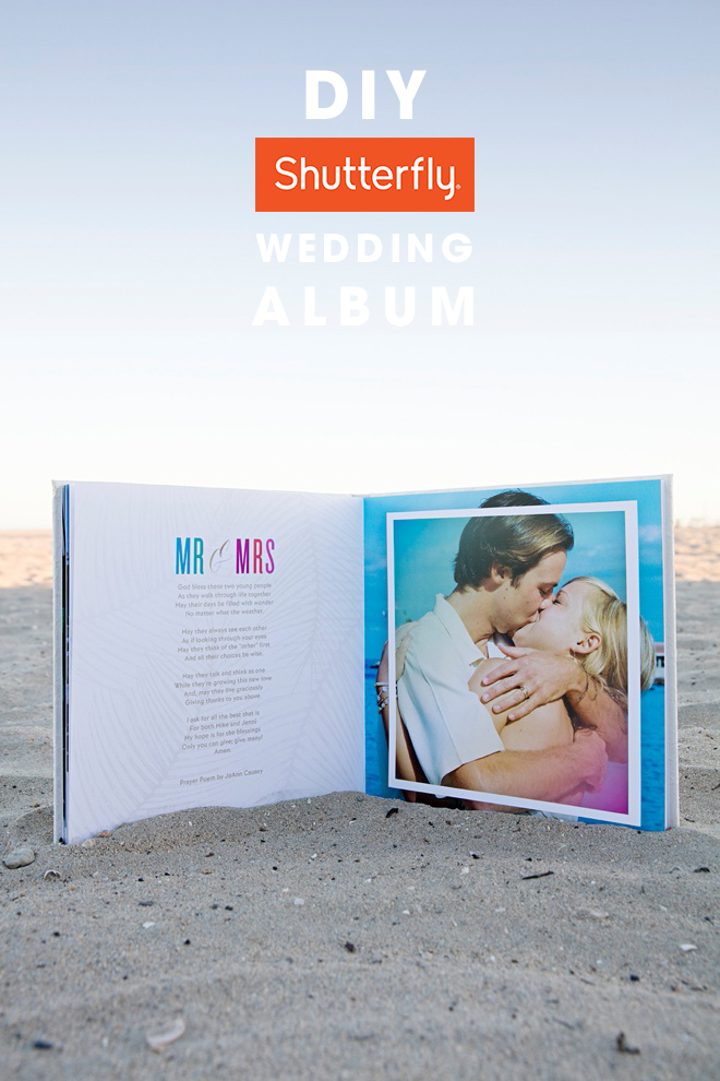 DIY Wedding Album with Shutterfly