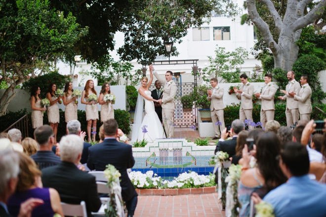 Beautiful handmade wedding in La Jolla, California