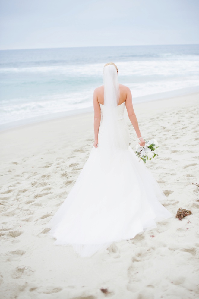 Gorgeous beach wedding portraits in La Jolla, CA.