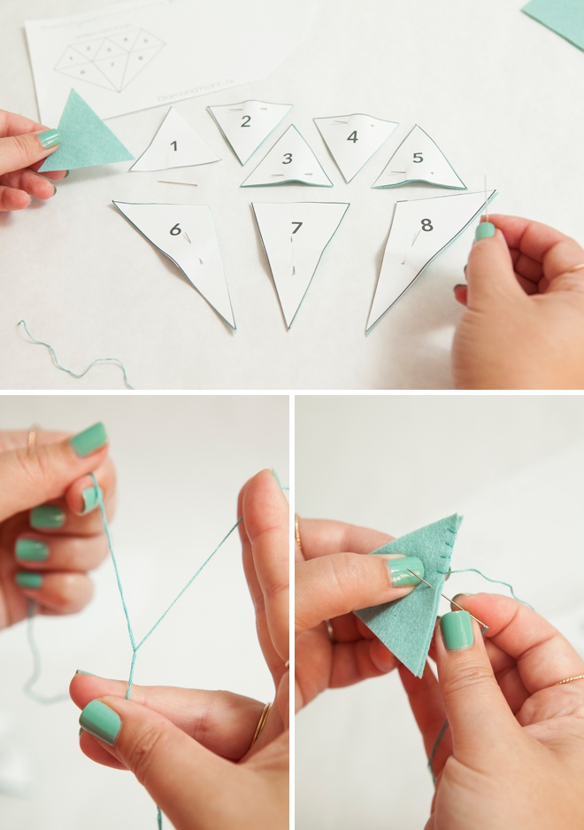 Awesome, DIY giant felt diamond ring for your ring bearer!