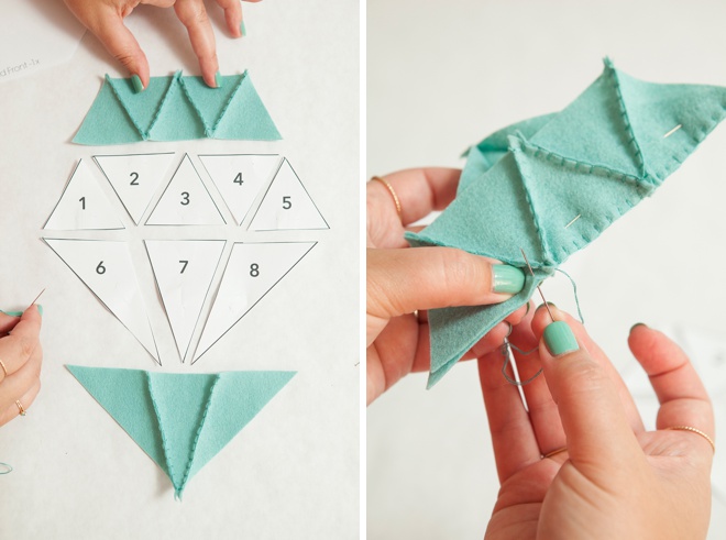 Awesome, DIY giant felt diamond ring for your ring bearer!