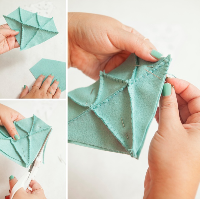 Awesome, DIY giant felt diamond ring for your ring bearer!