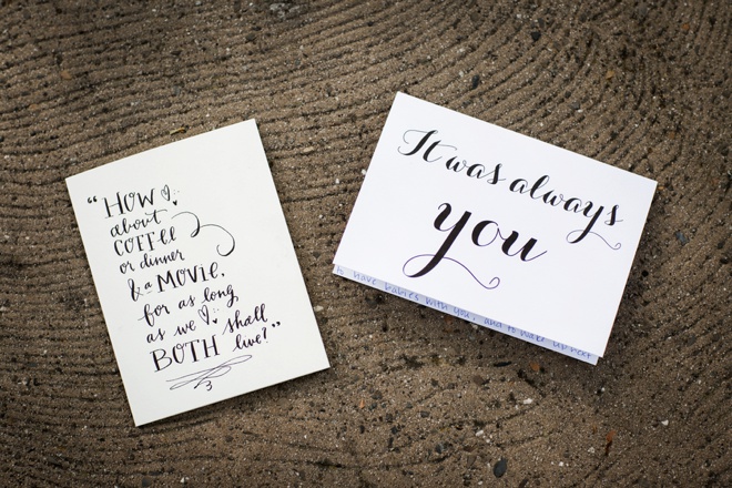 Wedding day cards, to the bride, to the groom