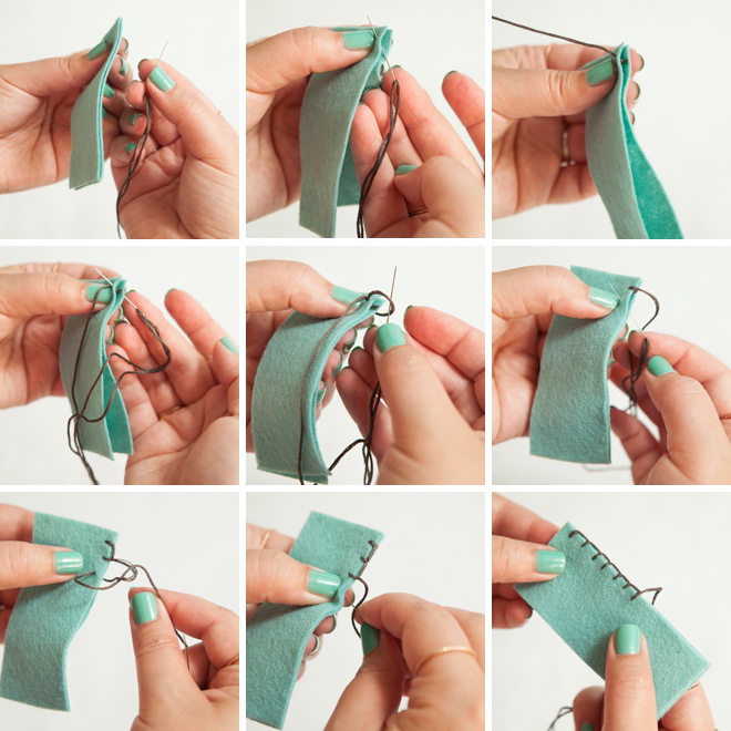 How to do the blanket stitch!