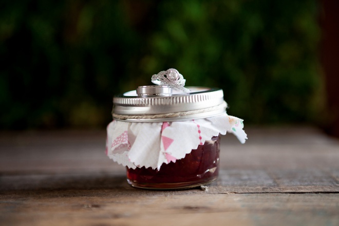 Jam Wedding Favors + Wedding Rings