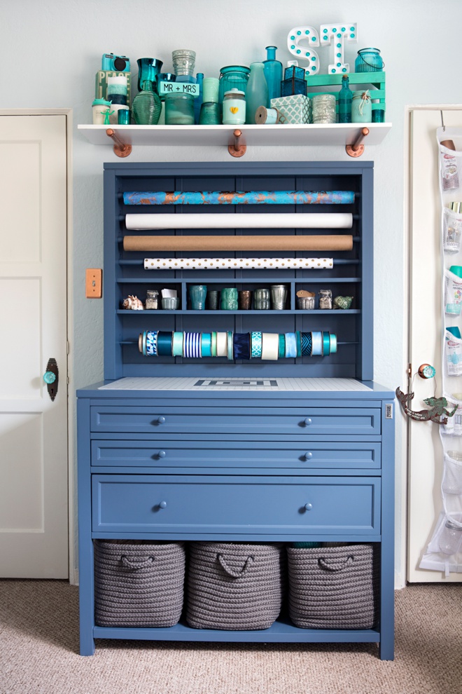 Something Turquoise Craft Room + Blog Office