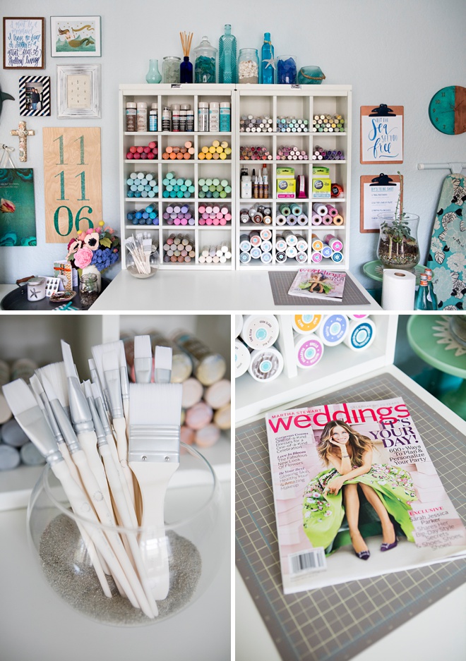 Something Turquoise Craft Room and Blog Office