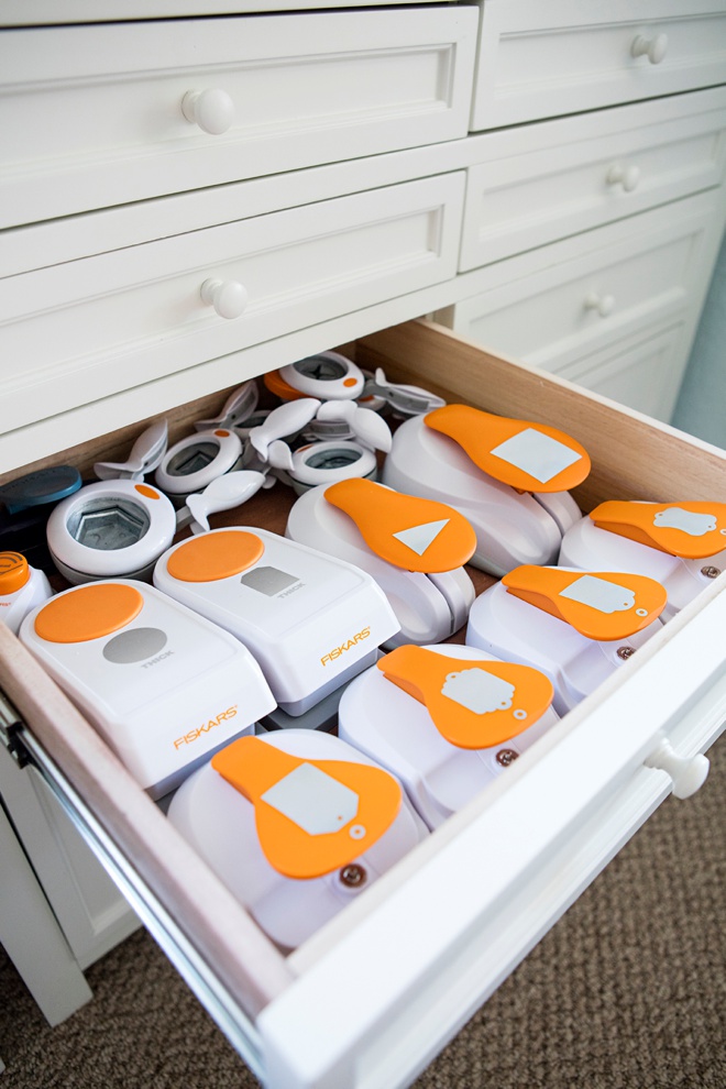 Giant drawer full of Fiskars tools and punches