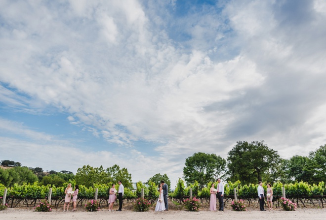 Super sweet, colorful DIY wedding at the Fess Parker winery!