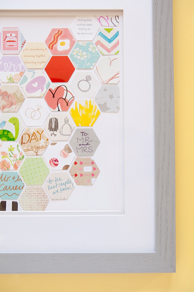 How to make this awesome Wedding Card Keepsake Frame