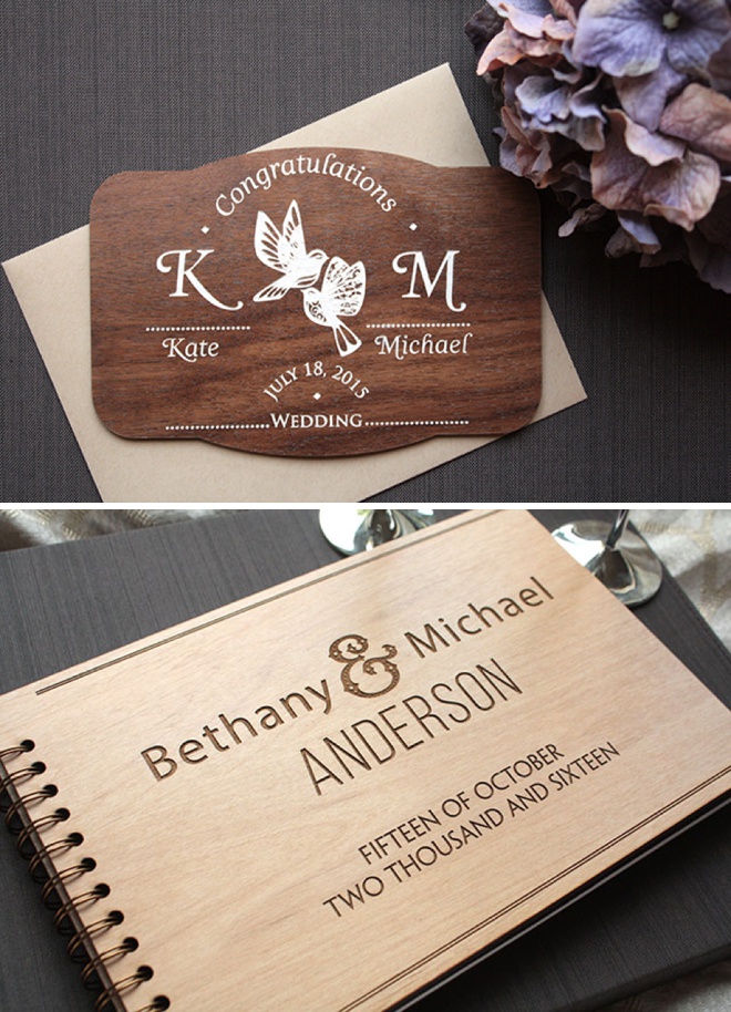 Custom wood wedding details, favors, gifts and more from Tri~Elegance