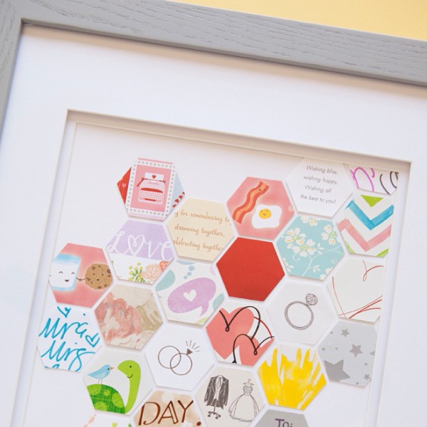 How to make this awesome Wedding Card Keepsake Frame!