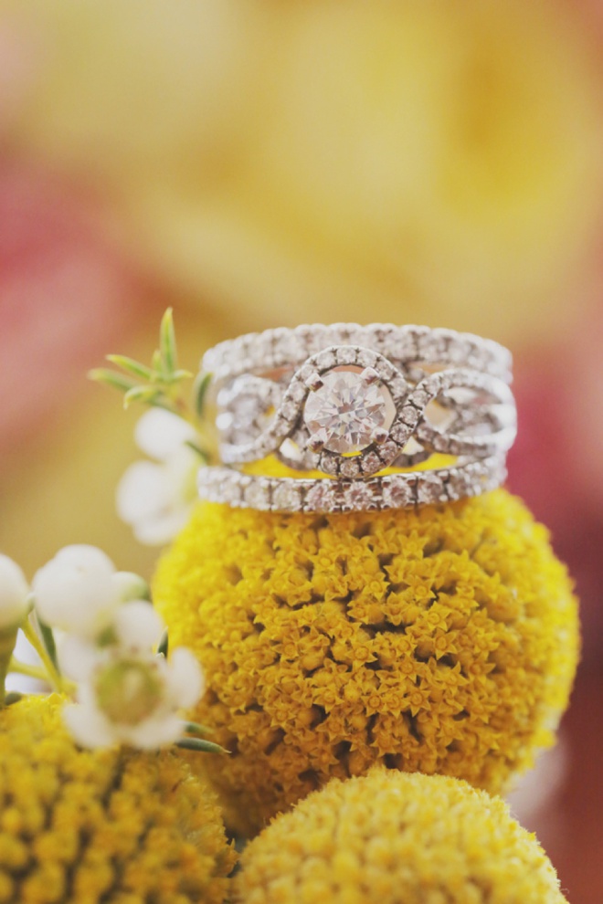 Gorgeous wedding ring shot on a billy ball!