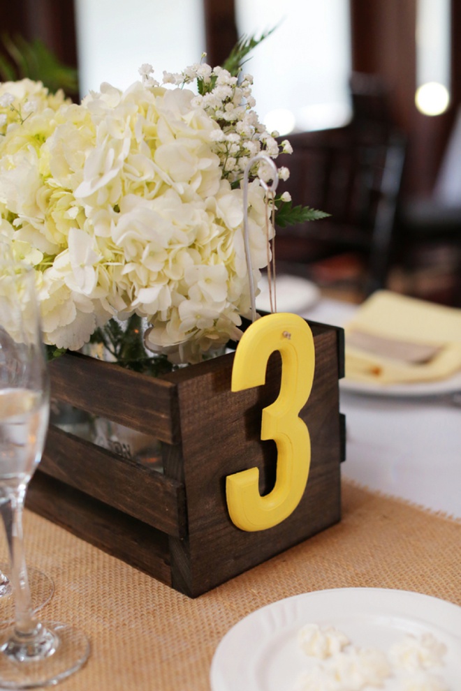 Awesome DIY table number idea!