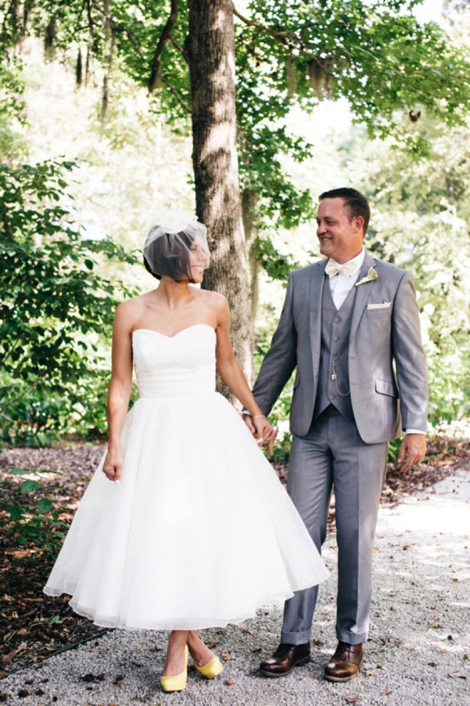Super sweet, southern wedding with darling yellow details!
