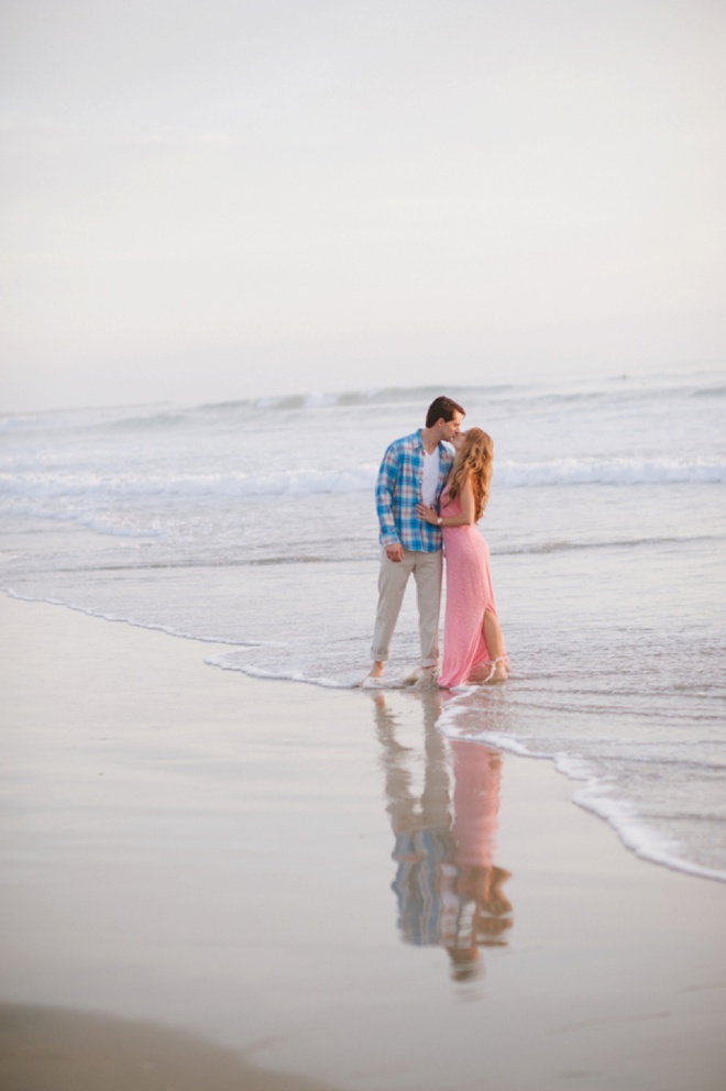 Stunning seaside engagement session on Pacific Beach!