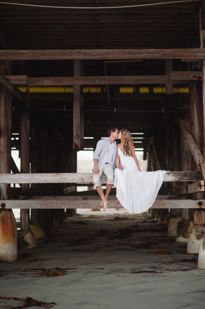 Stunning seaside engagement session on Pacific Beach!