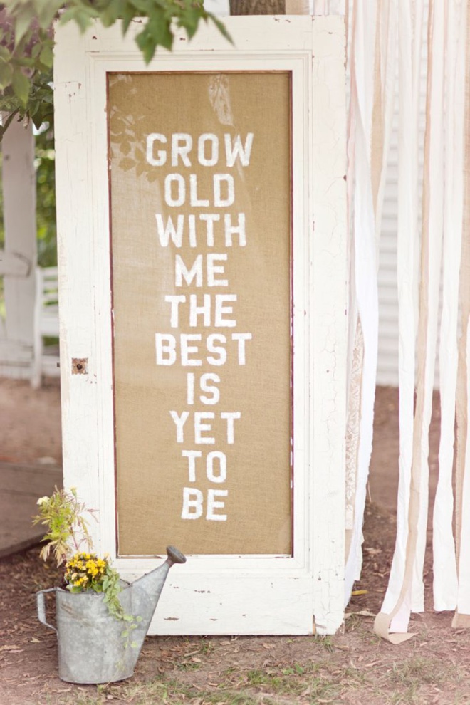 Grow old with me the best is yet to be!