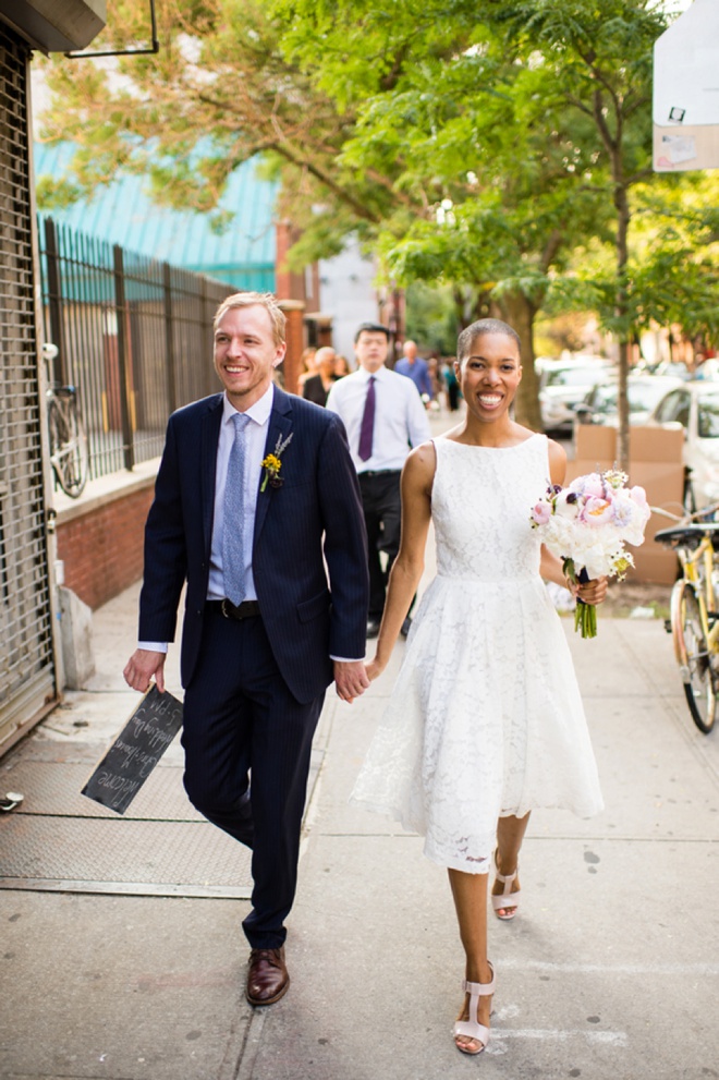 Lovely, intimate NYC wedding with handmade details you will love!